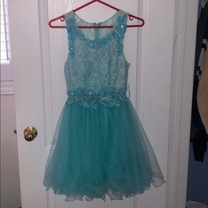 Teal Dress
